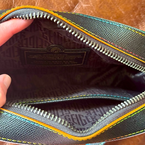 NWOT Kurt Geiger Black Crossbody Bag with Multicolor Accents - Picture 5 of 15